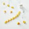 12 Pack: Yellow, Orange & White Candy Corn Glass Beads, 15mm by Bead Landing™